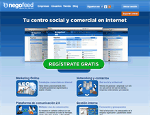 Tablet Screenshot of negofeed.com